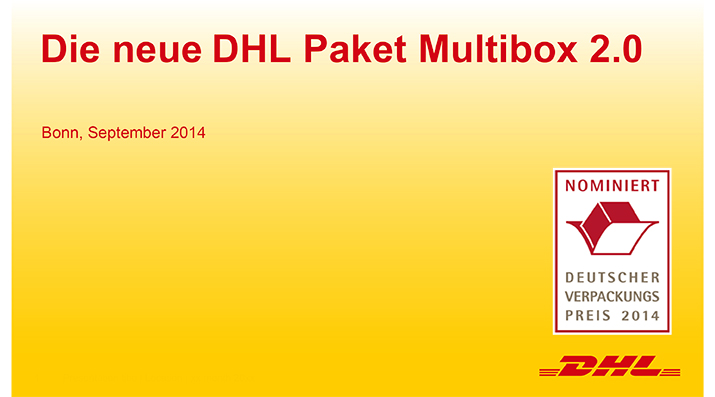 Weitere Informationen zur DHL Multibox 2.0 Weitere Informationen zur DHL Multibox 2.0
